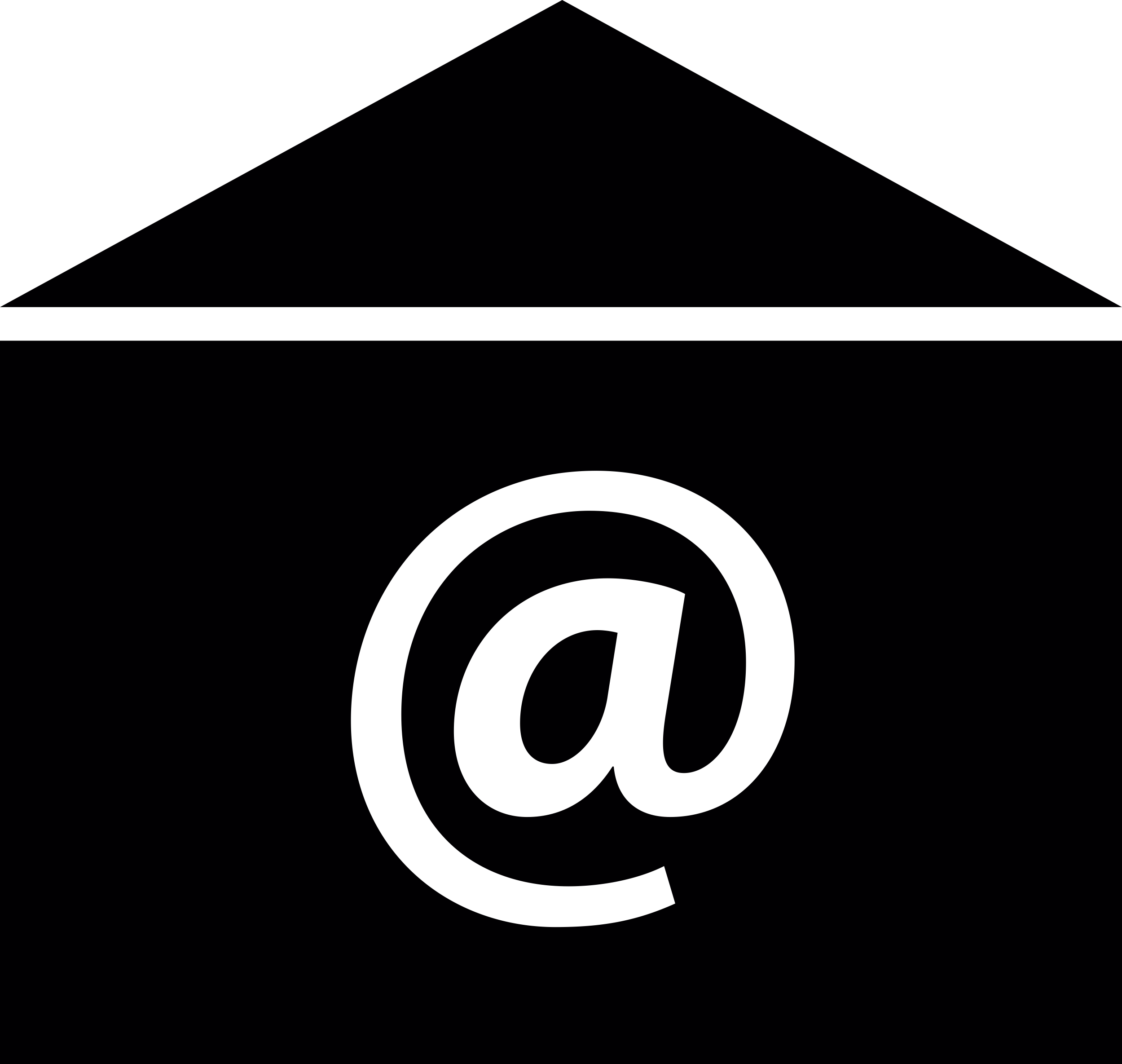 Email With At Outline Icon Svg Set Free Vectors